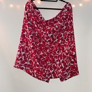 Straight A-line Spring Floral skirt